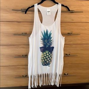 pineapple swim cover up